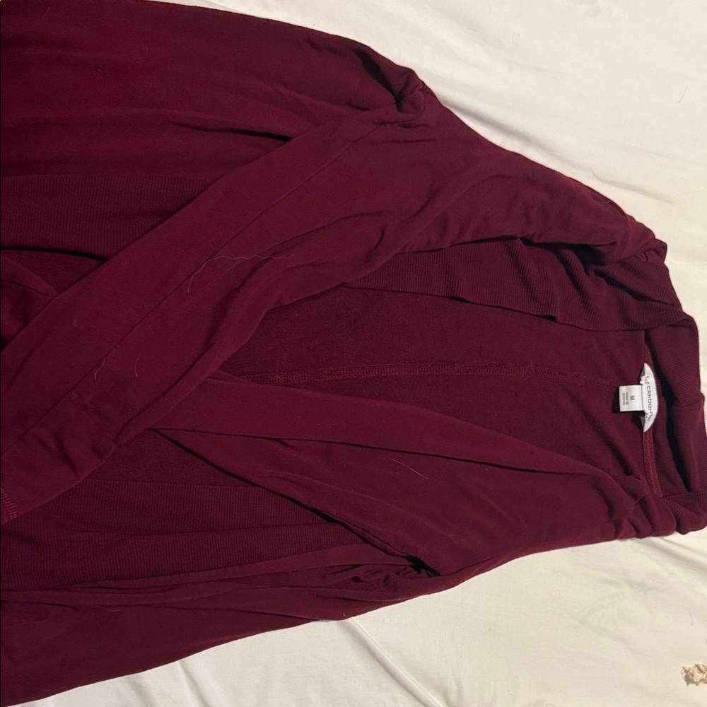 Liz Claiborne Deep Red Cardigan